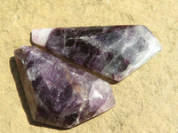 Polished Watermelon Fluorite Faceted Jewellery Free Forms  x 22 From Uis, Namibia - TopRock