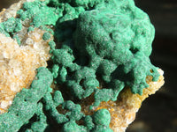 Natural Rare Ball Malachite On Drusi Quartz & Dolomite Matrix  x 2 From Kambove, Congo - Toprock Gemstones and Minerals 