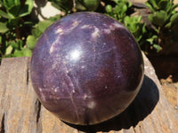 Polished Purple Lepidolite Spheres  x 2 From Zimbabwe - Toprock Gemstones and Minerals 