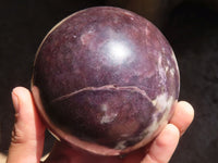 Polished Purple Lepidolite Spheres  x 2 From Zimbabwe - Toprock Gemstones and Minerals 