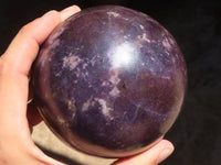 Polished Purple Lepidolite Spheres  x 2 From Zimbabwe - Toprock Gemstones and Minerals 