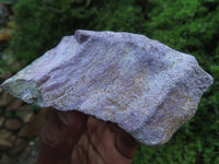 Natural Silky Purple Stichtite Rough Selected Pieces x 12 From Barberton, South Africa - TopRock