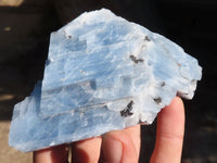 Natural New Sky Blue Calcite Specimens  x 12 From Spitzkoppe, Namibia - Toprock Gemstones and Minerals 