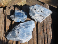 Natural New Sky Blue Calcite Specimens  x 12 From Spitzkoppe, Namibia - Toprock Gemstones and Minerals 