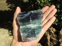 Polished Watermelon Fluorite Standing Slabs  x 3 From Uis, Namibia - TopRock