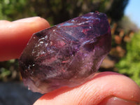 natural Smokey Window Amethyst Crystals  x 35 From Chiredzi, Zimbabwe