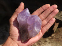 Natural Jacaranda Amethyst Crystals  x 6 From Mumbwa, Zambia - Toprock Gemstones and Minerals 