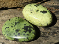 Polished Large Leopard Stone Gallets  x 6 From Zimbabwe - Toprock Gemstones and Minerals 