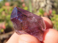 natural Smokey Window Amethyst Crystals  x 35 From Chiredzi, Zimbabwe