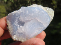 Natural Blue Lace Agate Geode Specimens  x 24 From Nsanje, Malawi - TopRock