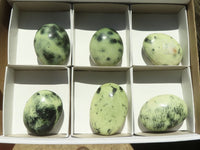 Polished Large Leopard Stone Gallets  x 6 From Zimbabwe - TopRock