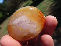 Polished Carnelian Gallets With Natural Vugs & Crystalline Features x 24 From Madagascar - TopRock