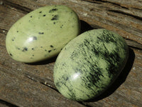 Polished Large Leopard Stone Gallets  x 6 From Zimbabwe - TopRock