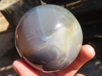 Polished Lovely Pair Of Agate Spheres  x 2 From Madagascar - Toprock Gemstones and Minerals 