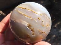 Polished Lovely Pair Of Agate Spheres  x 2 From Madagascar - Toprock Gemstones and Minerals 