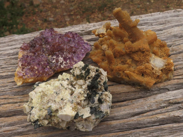 Natural Stunning Mixed Selection Of Minerals  x 6 From Southern Africa - TopRock