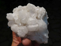 Natural Madagascar Snow White Quartz Clusters x 3 From Madagascar - TopRock