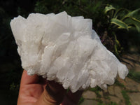 Natural Madagascar Snow White Quartz Clusters x 3 From Madagascar - TopRock