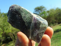 Natural Watermelon Fluorite Cobbed & Stone Sealed Specimens x 12 From Uis, Namibia - TopRock