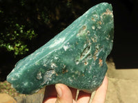 Polished Green Mtorolite / Emerald Chrome Chrysoprase Plates  x 2 From Mutorashanga, Zimbabwe - TopRock