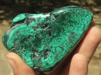 Polished Malachite Free Forms With Stunning Flower & Banding Patterns x 6 From Congo - TopRock