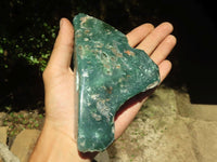 Polished Green Mtorolite / Emerald Chrome Chrysoprase Plates  x 2 From Mutorashanga, Zimbabwe - TopRock