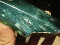 Polished Green Mtorolite / Emerald Chrome Chrysoprase Plates  x 2 From Mutorashanga, Zimbabwe - TopRock