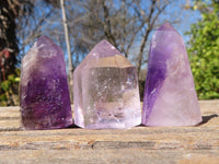 Polished Small Amethyst Points x 20 From Akansobe, Madagascar