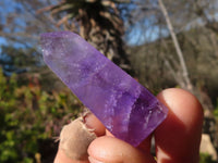 Polished Small Amethyst Points x 20 From Akansobe, Madagascar