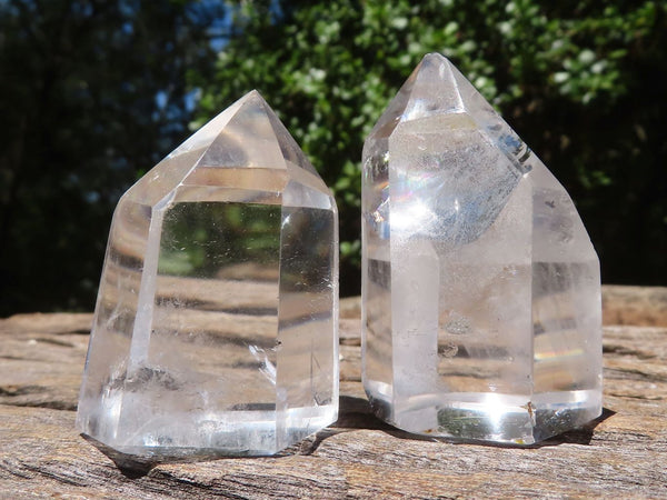 Polished Clear & Optic Quartz Points  x 20 From Madagascar - TopRock