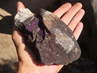 Natural Metallic Purpurite Cobbed Specimens  x 4 From Erongo, Namibia - Toprock Gemstones and Minerals 