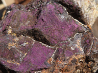 Natural Metallic Purpurite Cobbed Specimens  x 4 From Erongo, Namibia - Toprock Gemstones and Minerals 