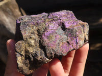 Natural Metallic Purpurite Cobbed Specimens  x 4 From Erongo, Namibia - Toprock Gemstones and Minerals 