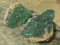 Natural Crystalline Micro Botryoidal Malachite Specimens  x 6 From Tenke Fungurume, Congo - TopRock