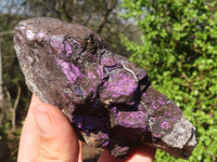 Natural Metallic Purpurite Cobbed Specimens  x 4 From Erongo, Namibia - Toprock Gemstones and Minerals 