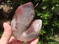 Natural Red Hematoid Phantom Quartz Clusters (Polished Base To Stand) x 2 From Karoi, Zimbabwe - TopRock