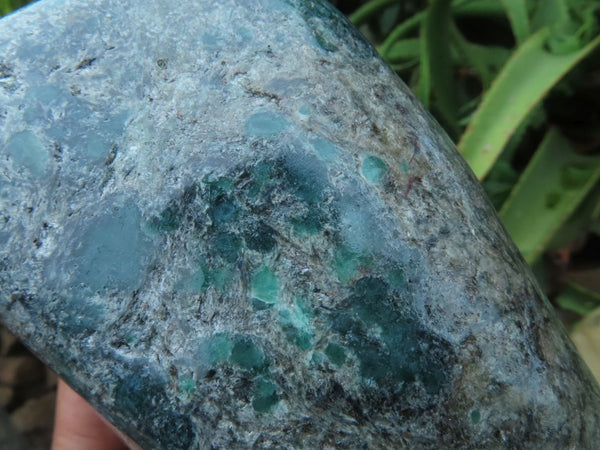 Polished Emeralds In Matrix Free Forms x 2 From Zimbabwe - TopRock