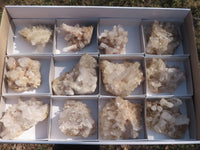 Natural Quartz Clusters With Long Crystals  x 12 From Madagascar - TopRock