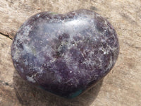 Polished Large Purple Lepidolite Hearts  x 5 From Madagascar - TopRock