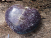 Polished Large Purple Lepidolite Hearts  x 5 From Madagascar - TopRock