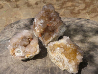 Natural Spirit Quartz Clusters  x 3 From Boekenhouthoek, South Africa - TopRock