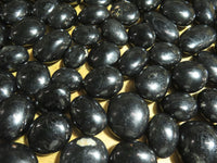 Polished Schorl Black Tourmaline Gallets / Palm Stones - sold per 1 kg - From Ambatondrazaka, Madagascar - TopRock