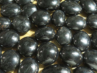 Polished Schorl Black Tourmaline Gallets / Palm Stones - sold per 1 kg - From Ambatondrazaka, Madagascar - TopRock