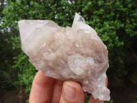 Natural White Phantom Cascading Smokey Quartz Clusters  x 6 From Luena, Congo - Toprock Gemstones and Minerals 