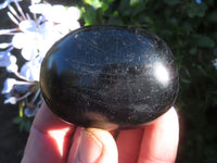 Polished Schorl Black Tourmaline Gallets / Palm Stones - sold per 1 kg - From Ambatondrazaka, Madagascar - TopRock