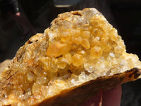 Natural Golden Limonite / Lemonite Quartz Clusters  x 3 From Zambia - Toprock Gemstones and Minerals 