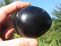 Polished Schorl Black Tourmaline Gallets / Palm Stones - sold per 1 kg - From Ambatondrazaka, Madagascar - TopRock