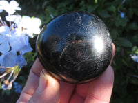 Polished Schorl Black Tourmaline Gallets / Palm Stones - sold per 1 kg - From Ambatondrazaka, Madagascar - TopRock