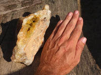 Natural Golden Limonite / Lemonite Quartz Clusters  x 3 From Zambia - Toprock Gemstones and Minerals 