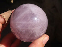 Polished Rare Blue Rose Quartz Spheres x 3 From Ambatondrazaka, Madagascar